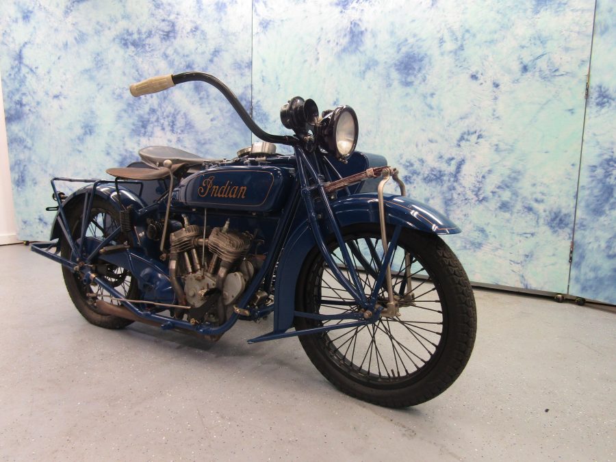 1927 INDIAN SCOUT WITH SIDE CAR B63490